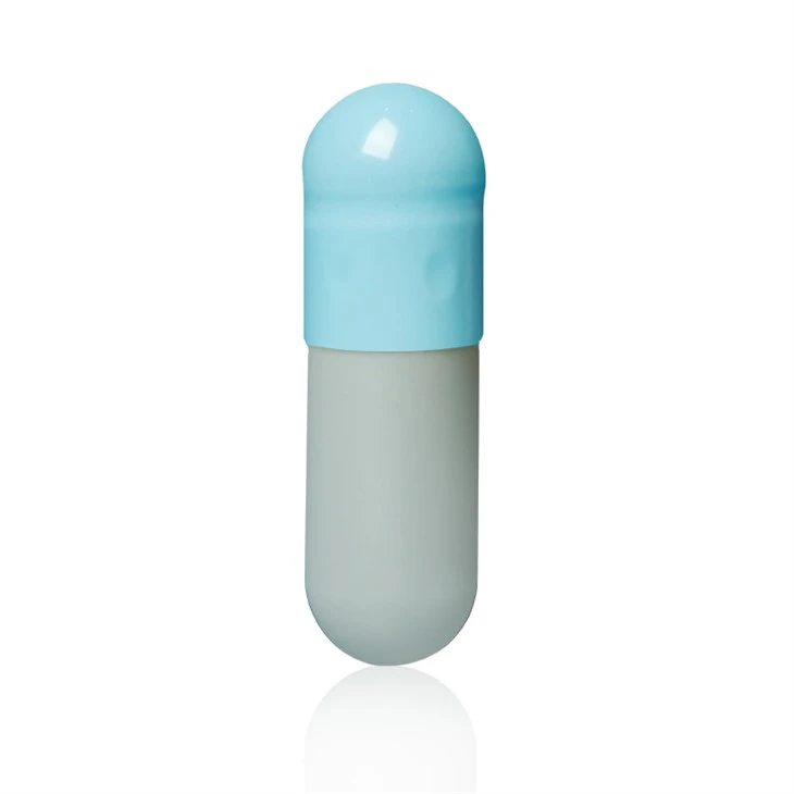 Blue-Gray Gelatin Capsules